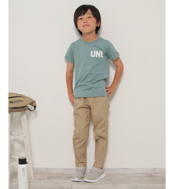 ikka kids「【親子おそろい】URBAN NATURE LIFE アーバンネイチャーライフ ロゴT（120~160cm）」|Tシャツ・カットソー|