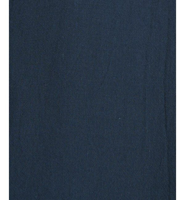 ikka「7分袖楊柳パイピングシャツ」|シャツ・ブラウス|