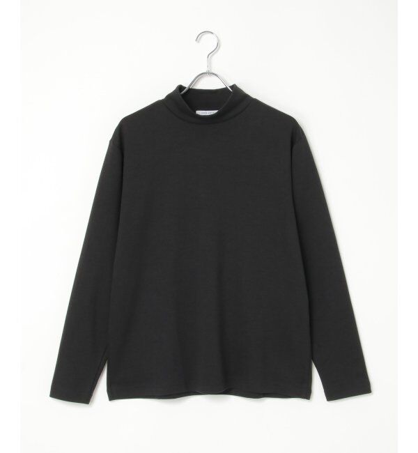 IKKA LOUNGE「ポンチモックネックロンTシャツ」|Tシャツ・カットソー|