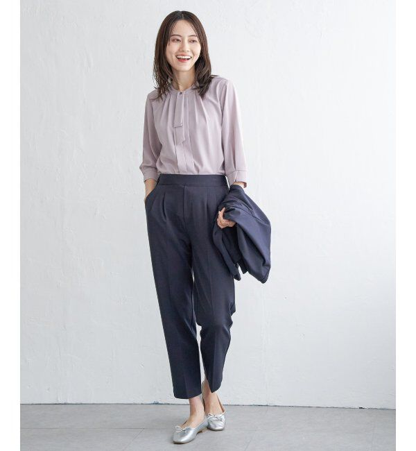 IKKA LOUNGE「3WAYボウタイ付きブラウス」|シャツ・ブラウス|