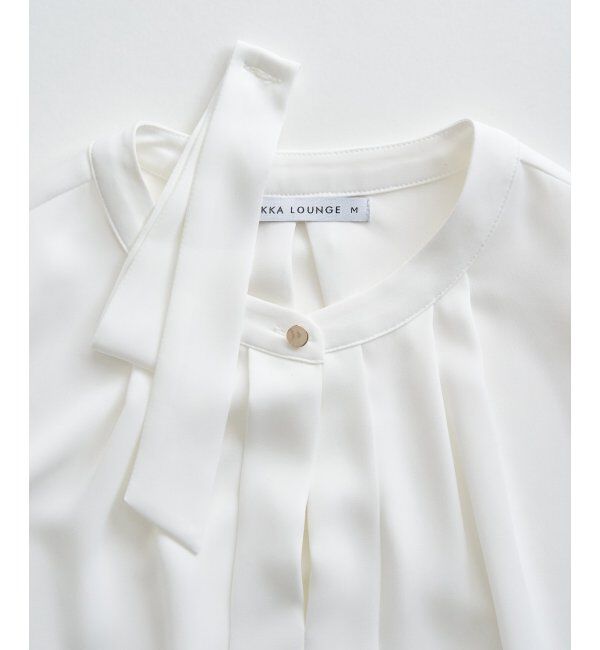 IKKA LOUNGE「3WAYボウタイ付きブラウス」|シャツ・ブラウス|