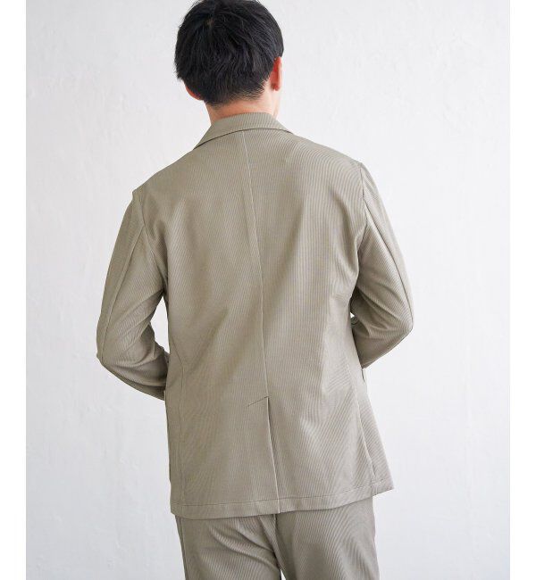 IKKA LOUNGE「【雑誌MonoMax5月号掲載】【セットアップ対応】GOKU楽ワークサッカージャケット」|テーラードジャケット|