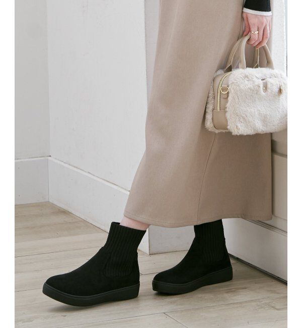 ikka「ニットスニーカーブーツ」|その他|