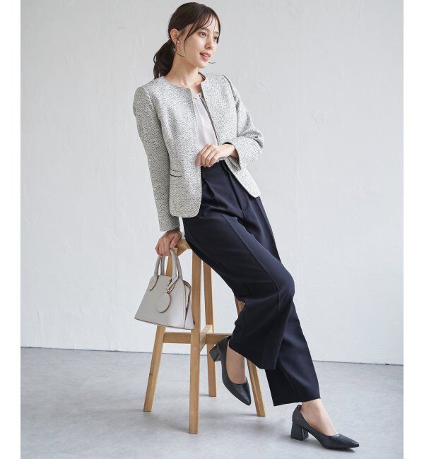 ikka「合皮2WAYボストンミラー付きトートバッグ」|その他|