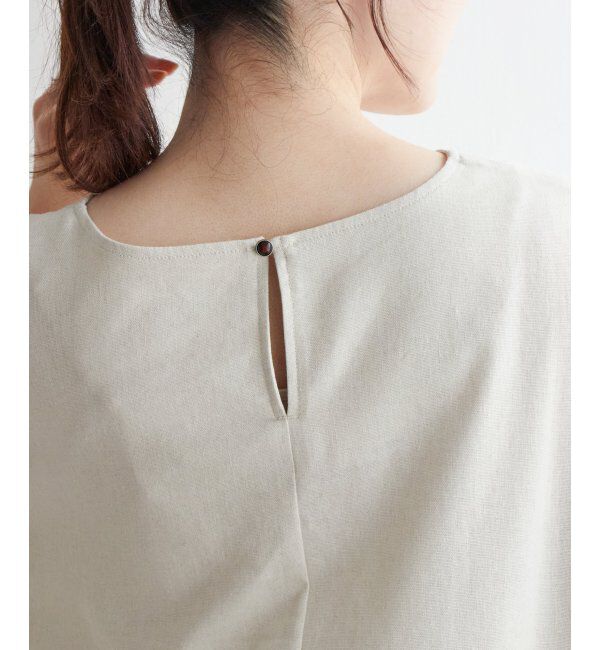 Lbc with Life「リネン混サックワンピース」|ワンピース|