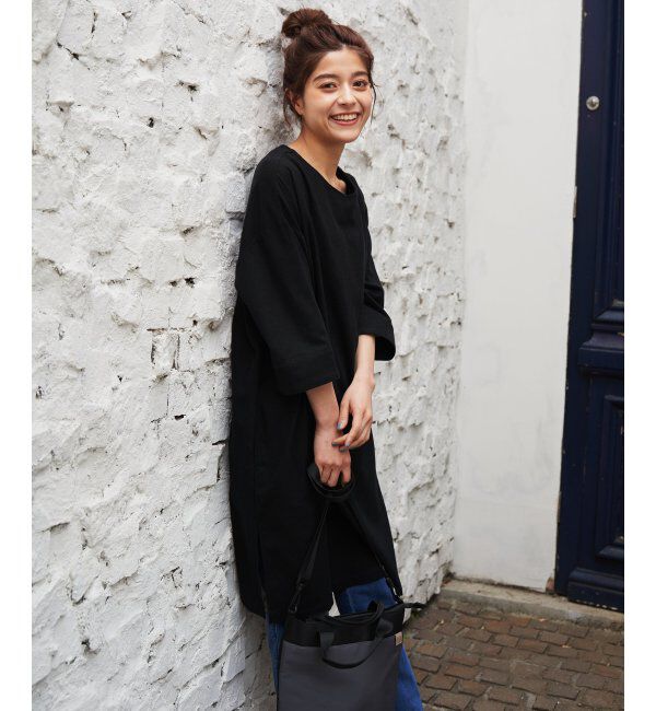 Lbc with Life「リネン混サックワンピース」|ワンピース|