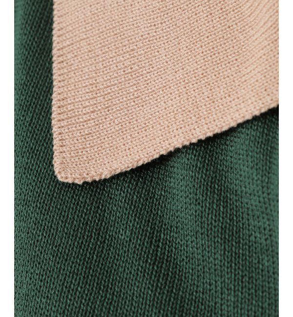 Lbc with Life「配色ラガーニット」|カーディガン|