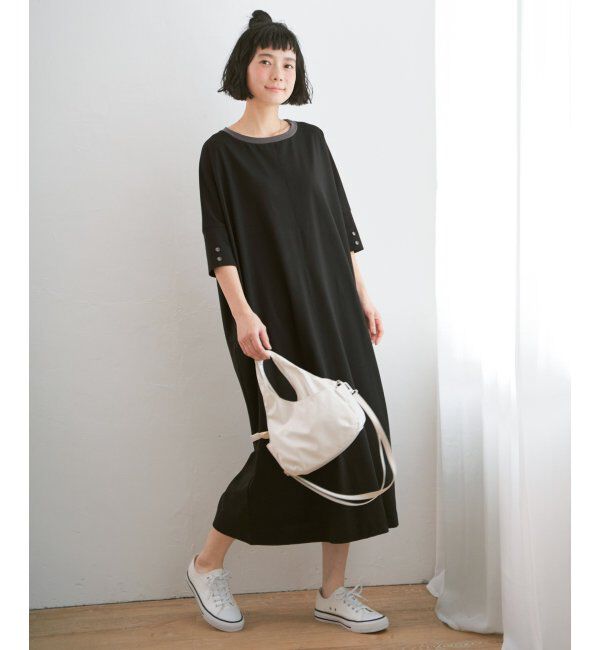 Lbc with Life「配色カットゆるワンピース」|ワンピース|