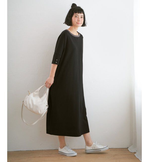 Lbc with Life「配色カットゆるワンピース」|ワンピース|