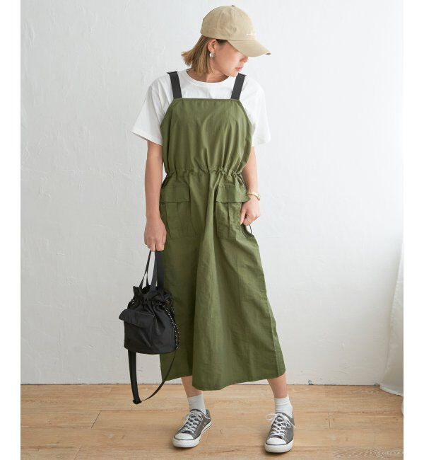 Lbc with Life「ナイロンワークジャンスカ」|ワンピース|
