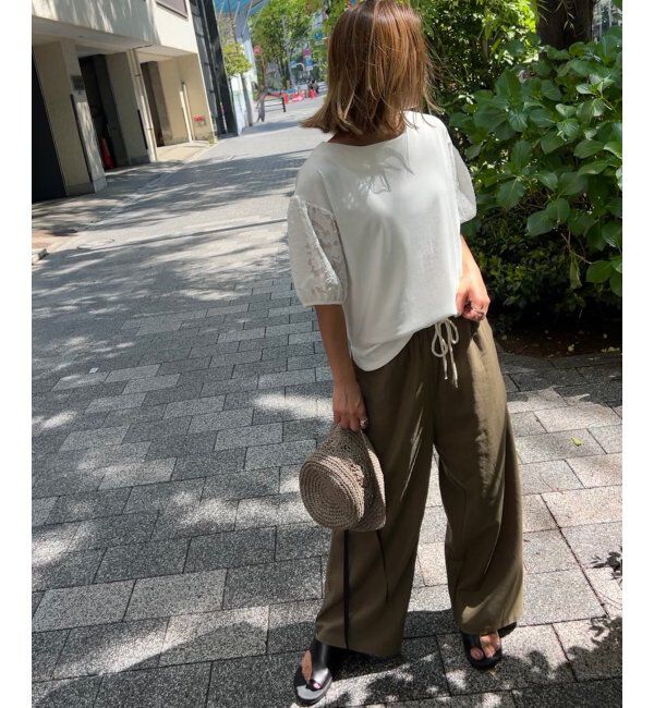 Lbc with Life「袖シアージャカードプルオーバー」|その他|