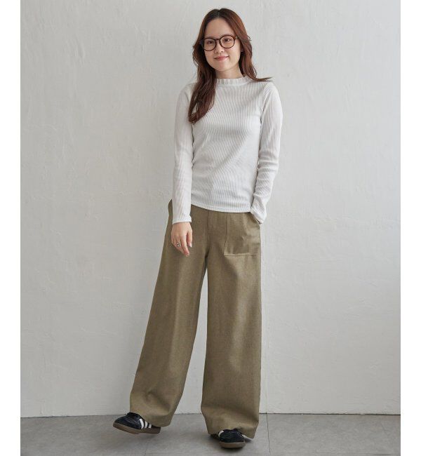 Lbc with Life「サンカクテレコエリフリルロンＴ」|Tシャツ・カットソー|