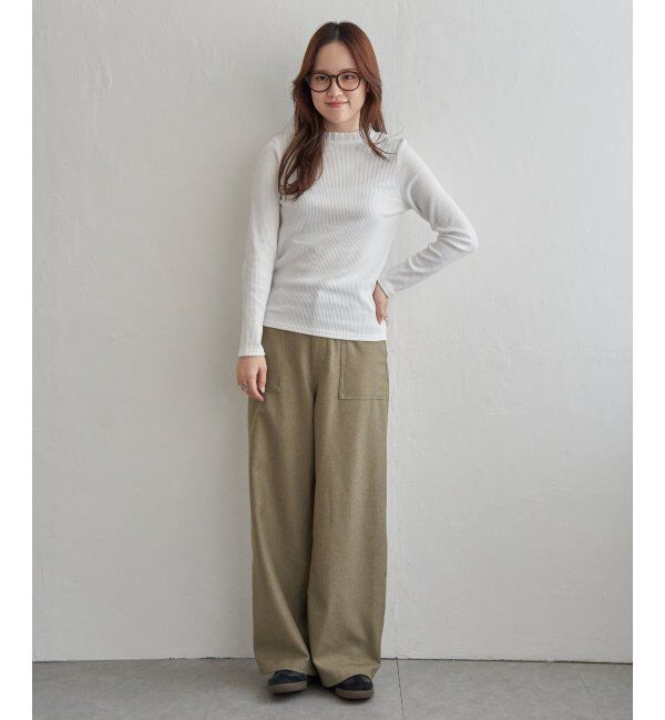 Lbc with Life「サンカクテレコエリフリルロンＴ」|Tシャツ・カットソー|