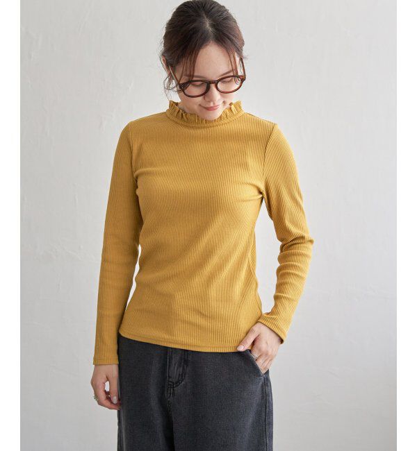 Lbc with Life「サンカクテレコエリフリルロンＴ」|Tシャツ・カットソー|