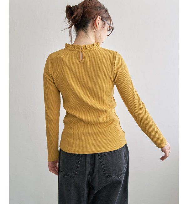 Lbc with Life「サンカクテレコエリフリルロンＴ」|Tシャツ・カットソー|