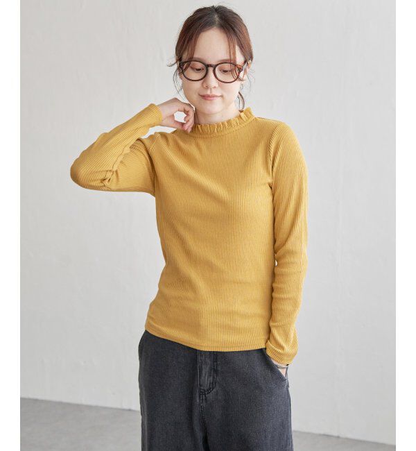 Lbc with Life「サンカクテレコエリフリルロンＴ」|Tシャツ・カットソー|