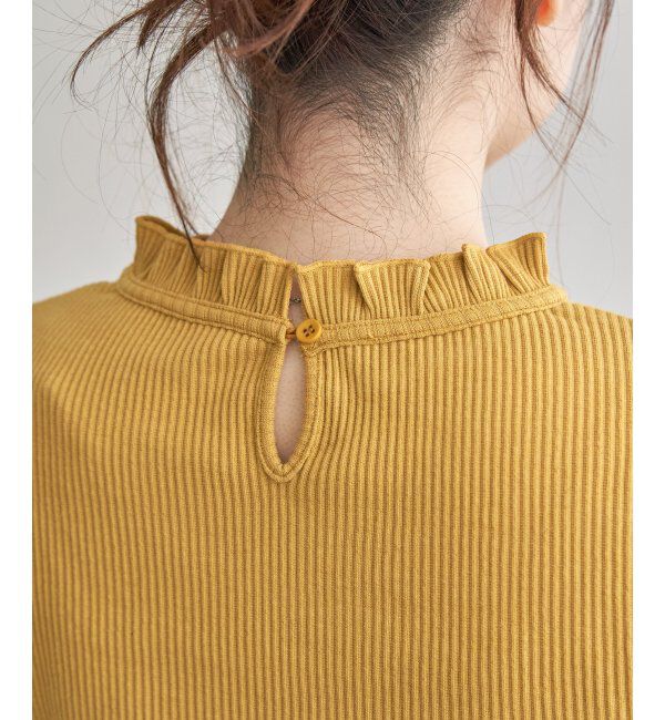 Lbc with Life「サンカクテレコエリフリルロンＴ」|Tシャツ・カットソー|