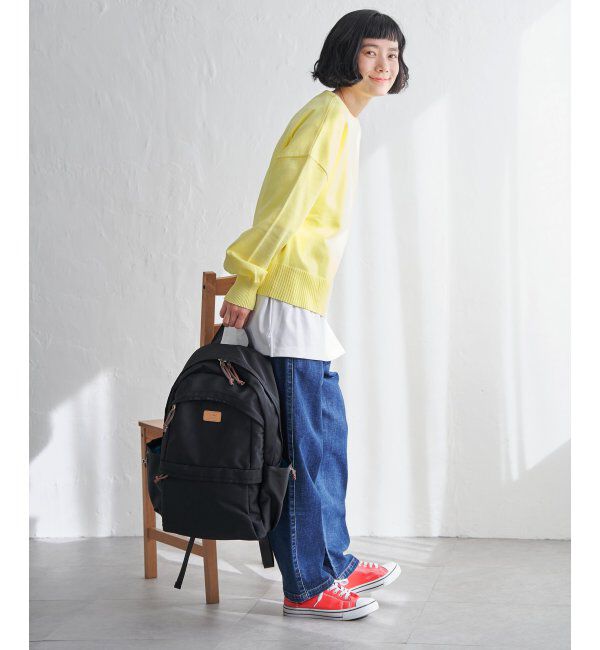 Lbc with Life「コットンPドロップショルダーニット」|カーディガン|