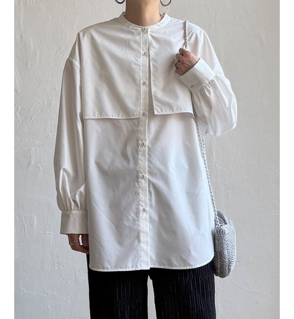 Lbc with Life「TCブロードケープブラウス」|シャツ・ブラウス|