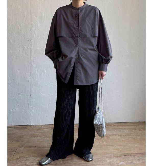 Lbc with Life「TCブロードケープブラウス」|シャツ・ブラウス|