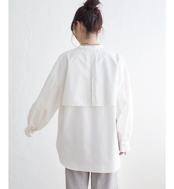 Lbc with Life「TCブロードケープブラウス」|シャツ・ブラウス|