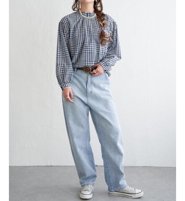 Lbc with Life「襟タックブラウス」|シャツ・ブラウス|