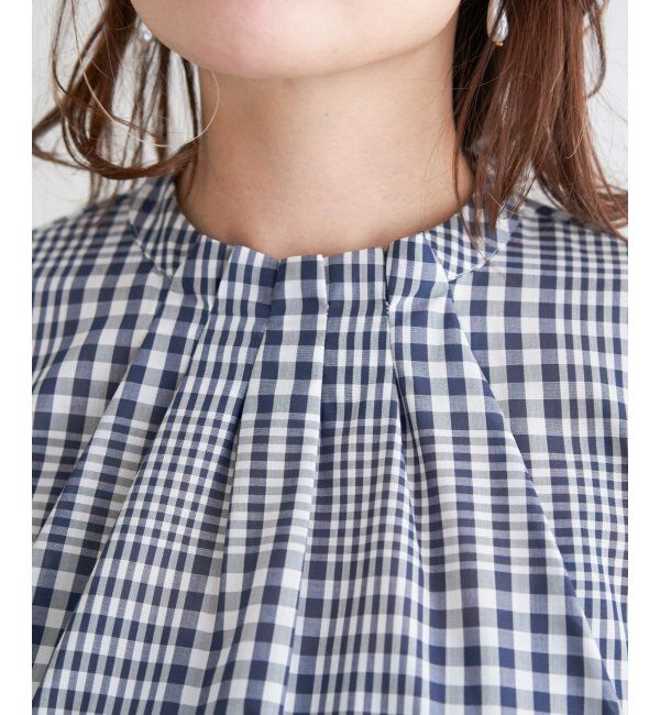 Lbc with Life「襟タックブラウス」|シャツ・ブラウス|