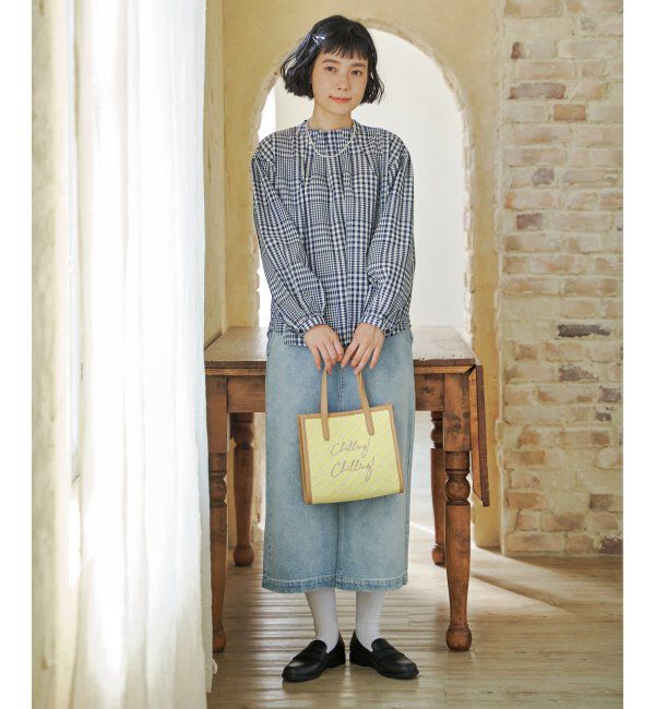 Lbc with Life「襟タックブラウス」|シャツ・ブラウス|