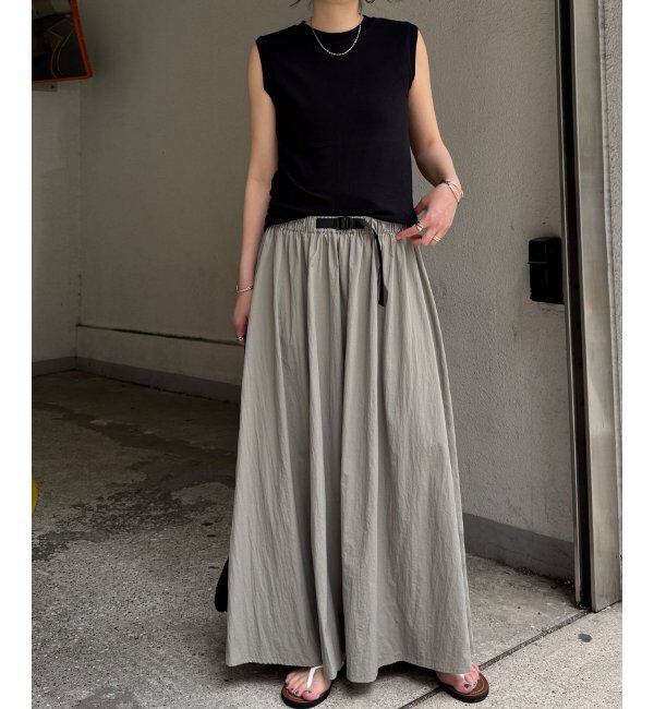 Lbc with Life「ワッシャーナイロンワークベルトスカート」|スカート|