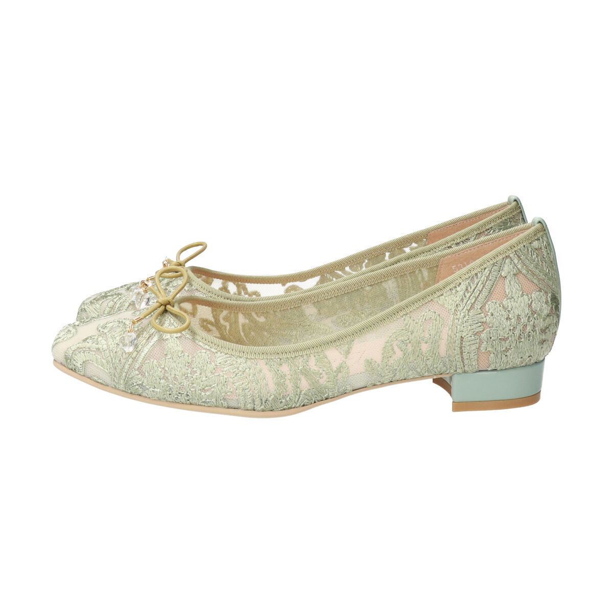 Bridget Birkin「【Bridget Birkin】スクエアレースパンプス」|パンプス|