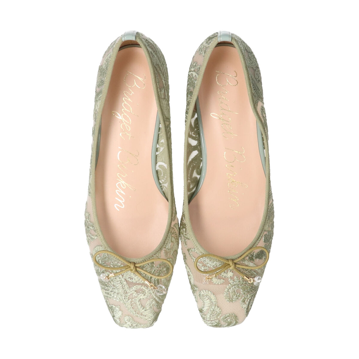 Bridget Birkin「【Bridget Birkin】スクエアレースパンプス」|パンプス|