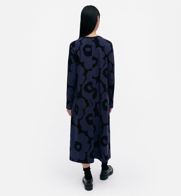 Marimekko「Lehtokielo Unikko ワンピース」|ワンピース|