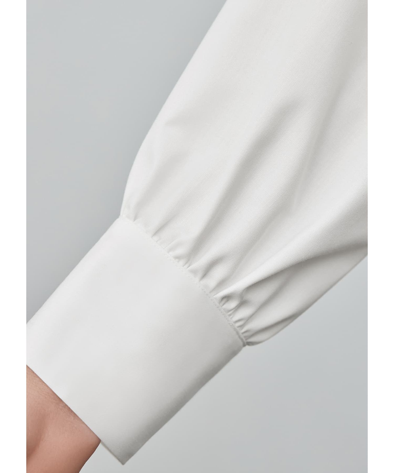 STYLE DELI「【LUXE】 シワFREEケープ風フリルブラウス」|シャツ・ブラウス|