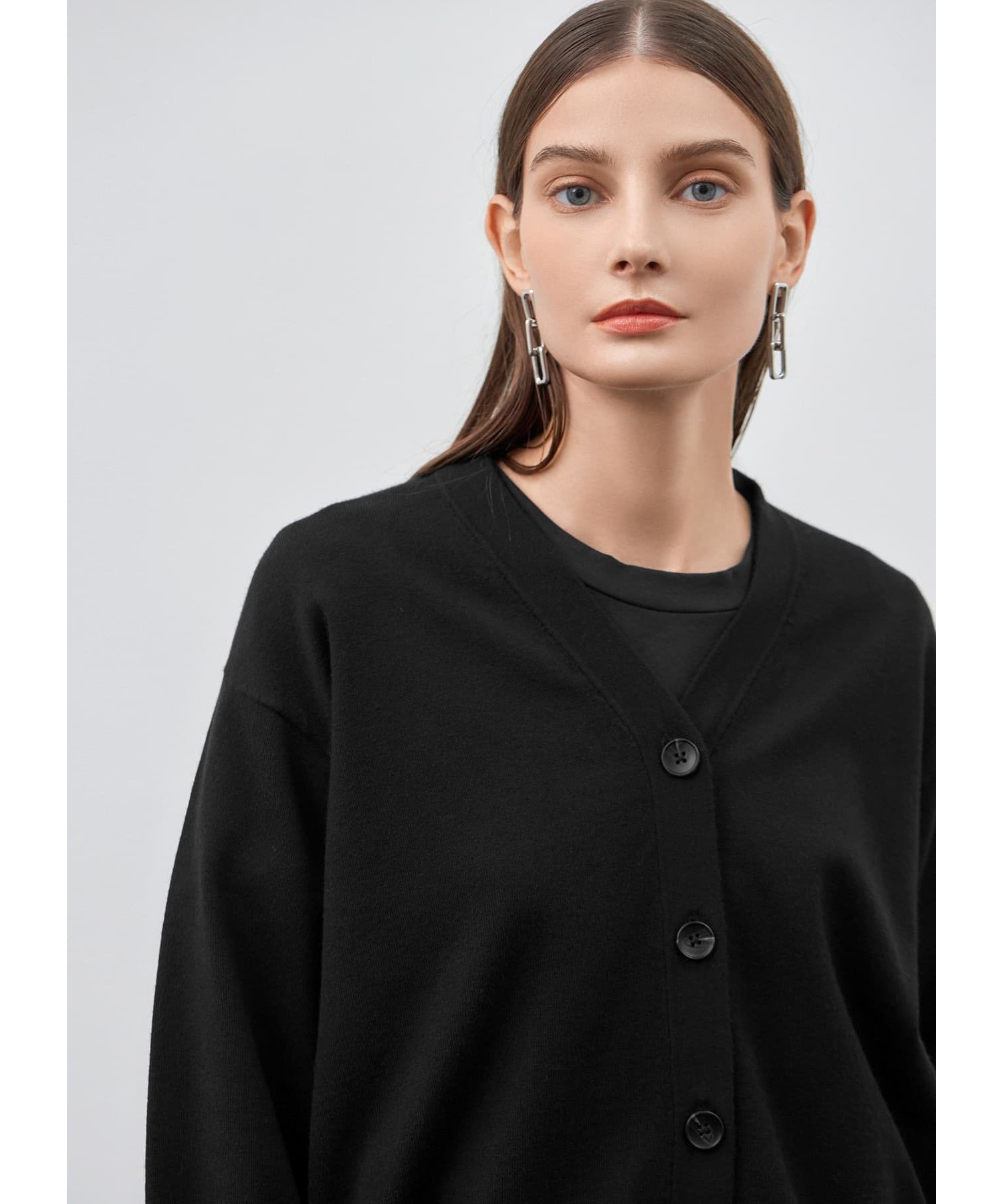 STYLE DELI「スムースタッチラウンドカーディガン」|カーディガン|