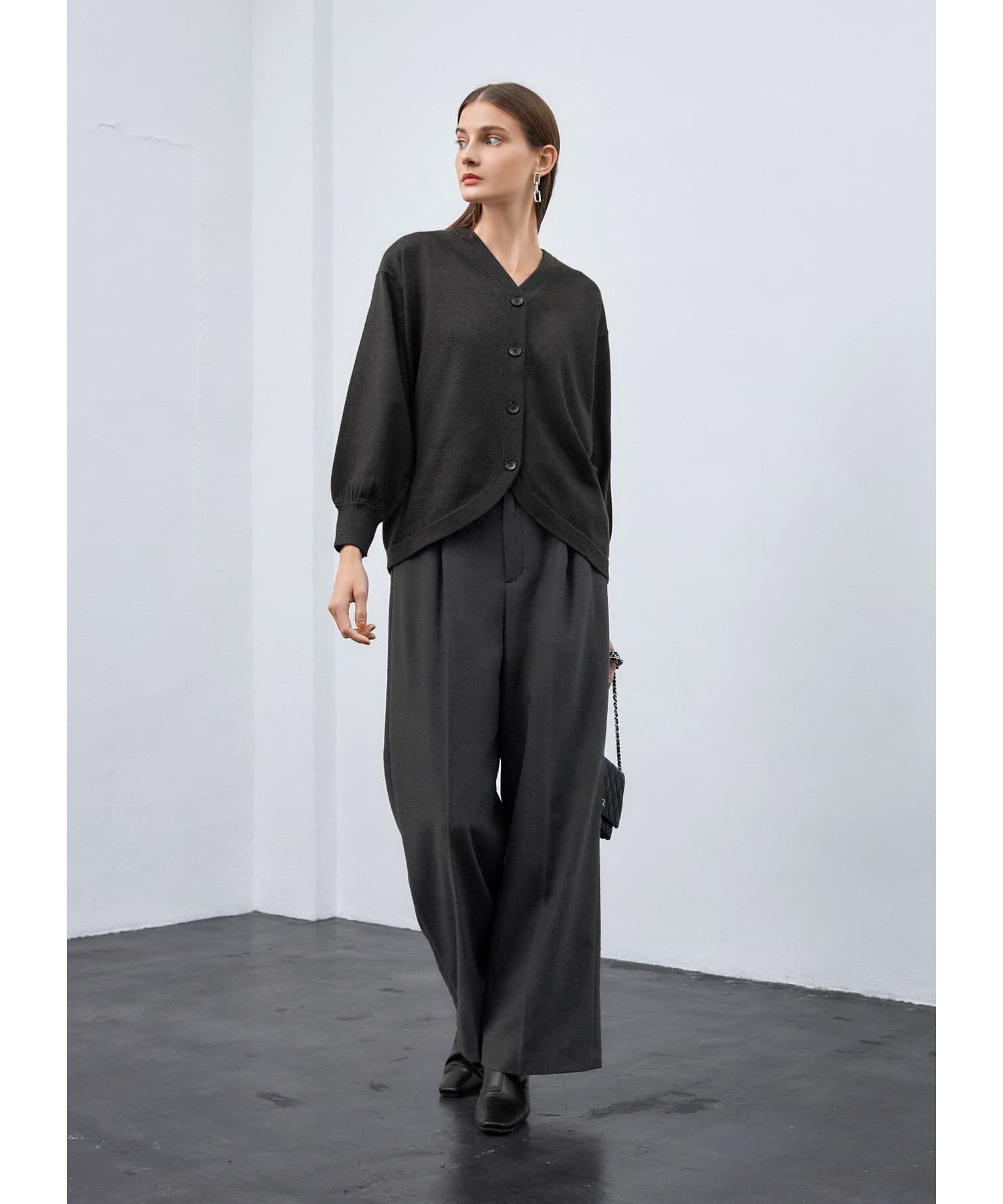 STYLE DELI「スムースタッチラウンドカーディガン」|カーディガン|