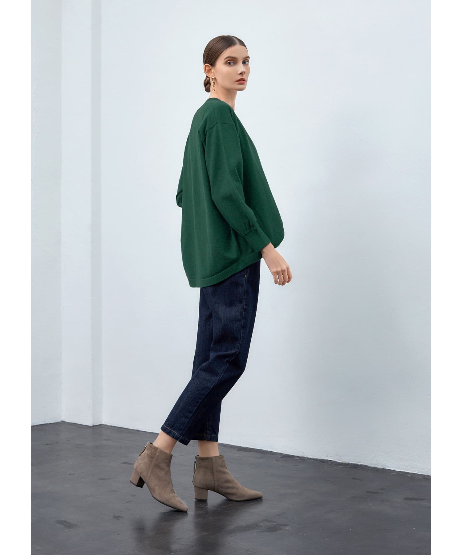 STYLE DELI「スムースタッチラウンドカーディガン」|カーディガン|