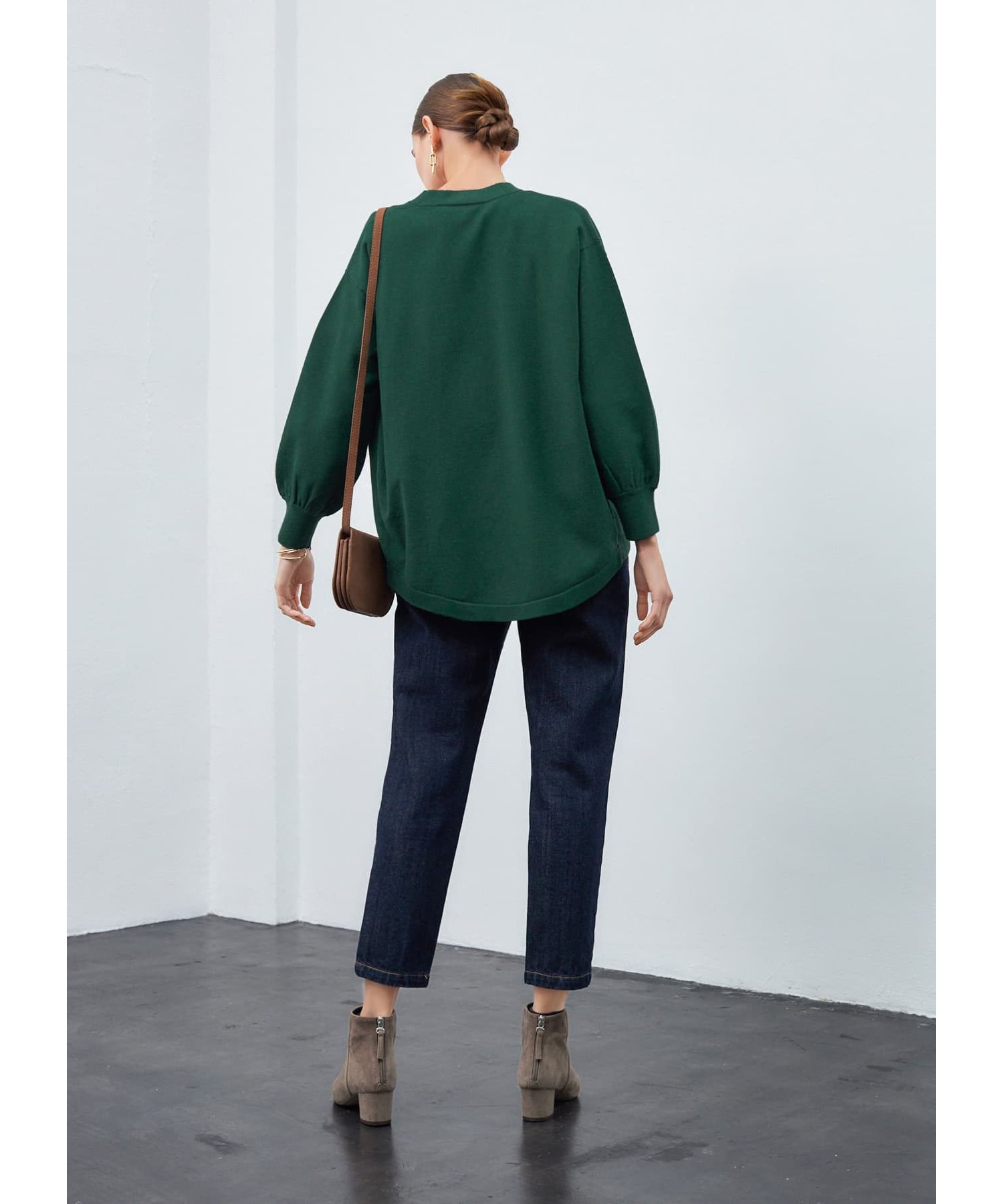 STYLE DELI「スムースタッチラウンドカーディガン」|カーディガン|