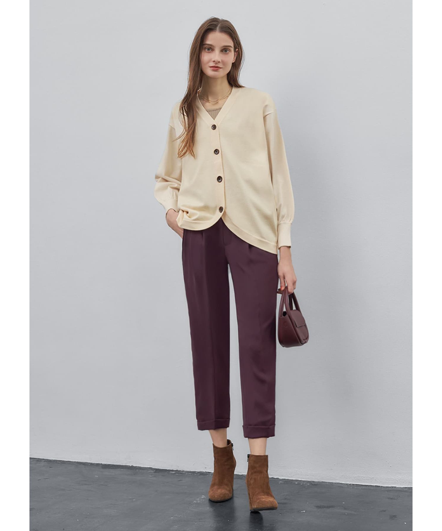 STYLE DELI「スムースタッチラウンドカーディガン」|カーディガン|