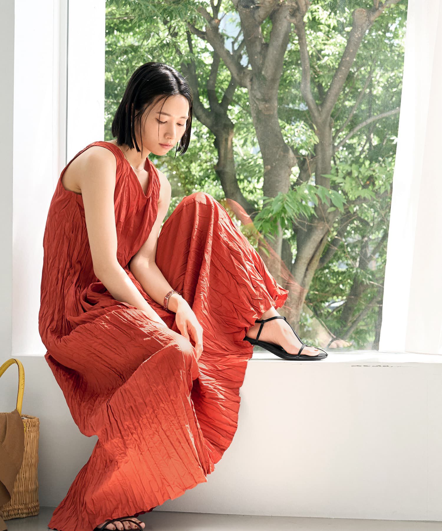 STYLE DELI「クリンクルニュアンスワンピース」|ワンピース|パパイヤ