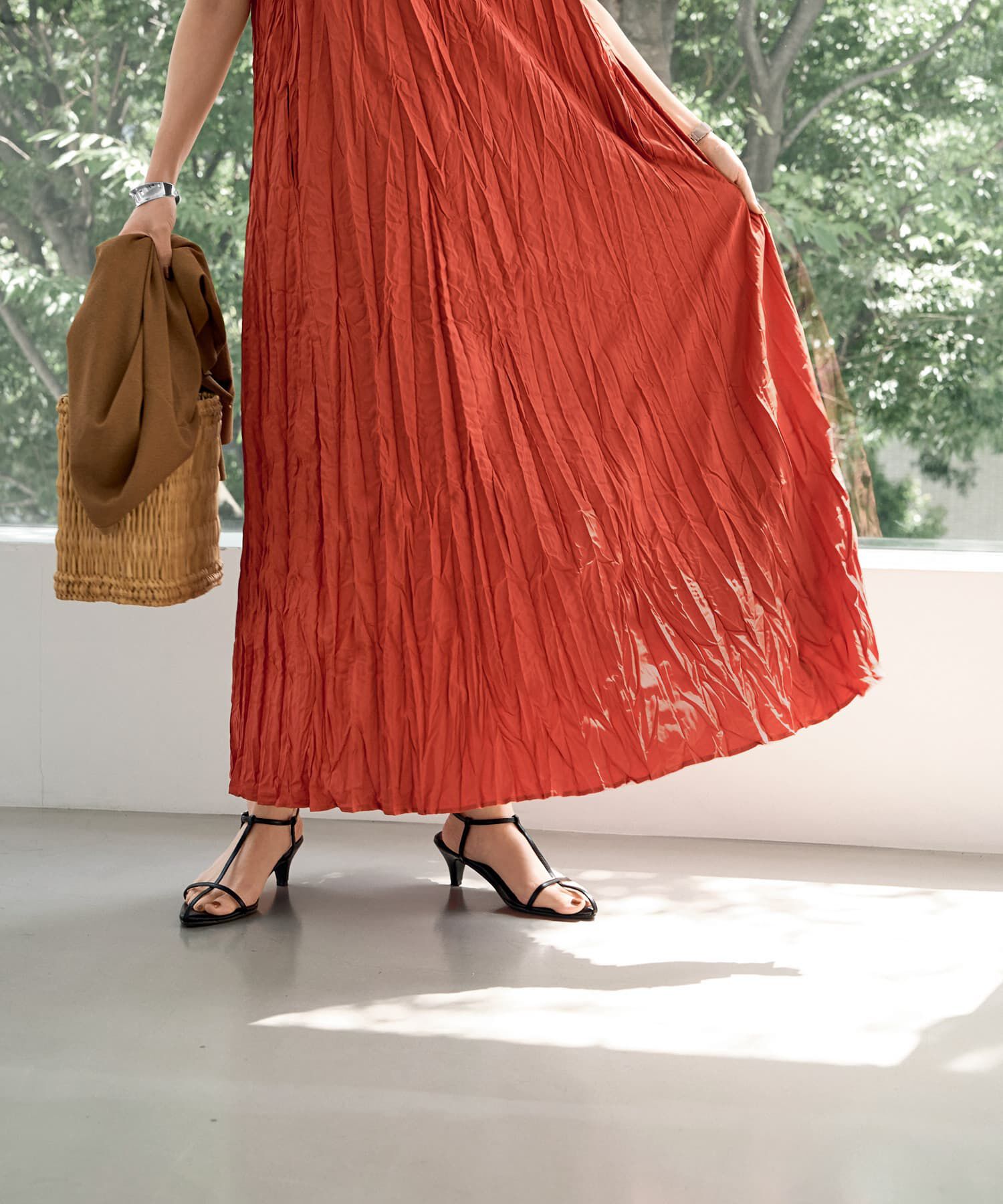 STYLE DELI「クリンクルニュアンスワンピース」|ワンピース|