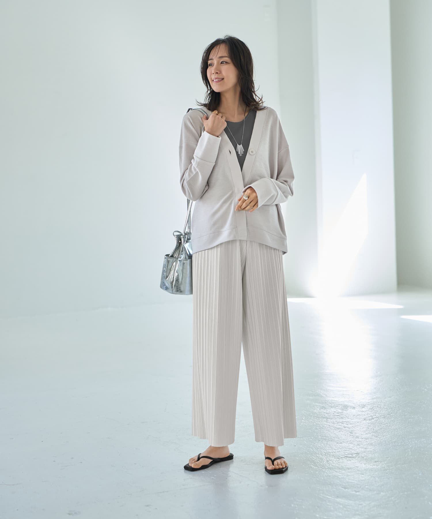 STYLE DELI「サーマル調カットソーカーディガン」|カーディガン|