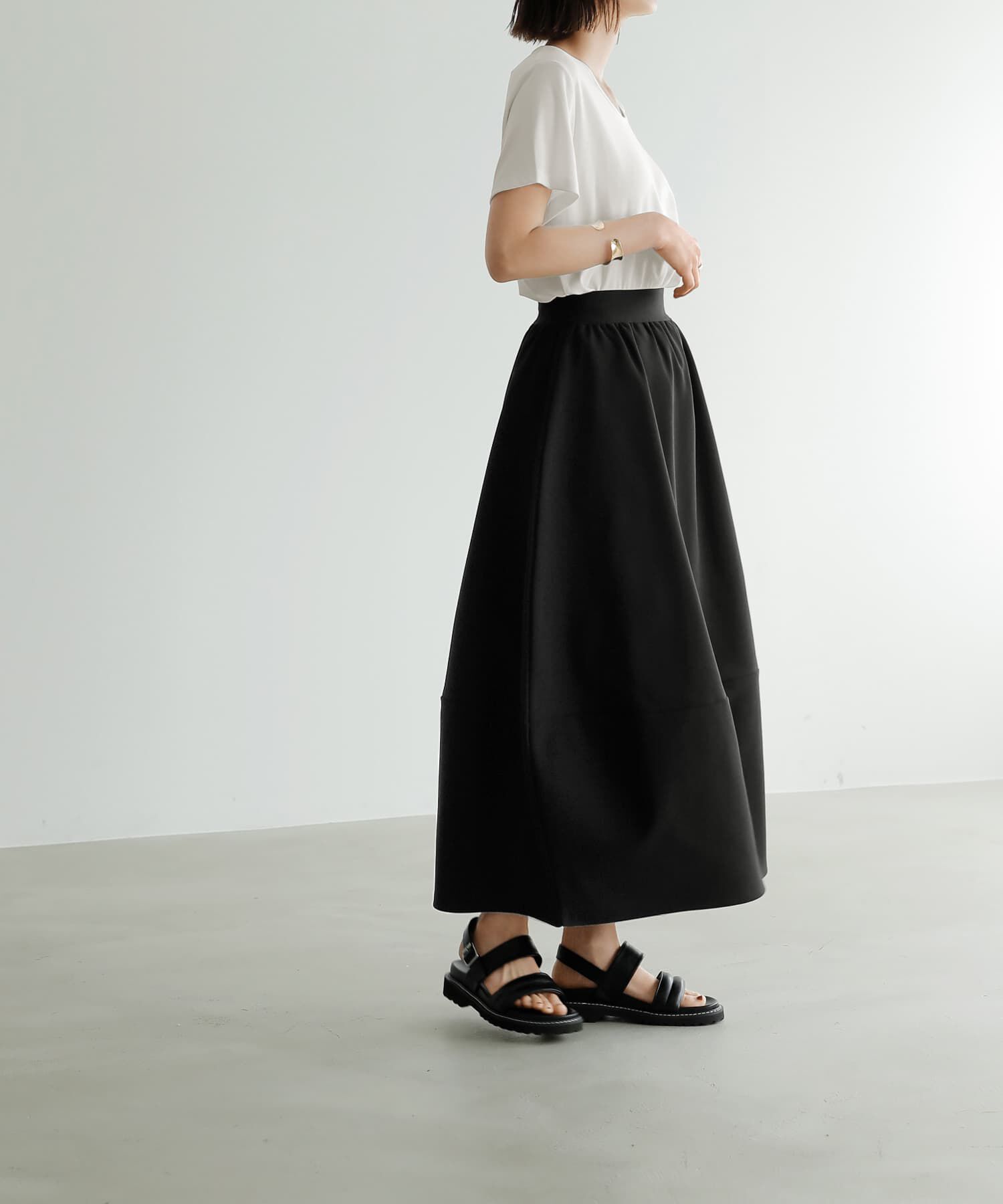 STYLE DELI「パンプキンジャージースカート」|スカート|