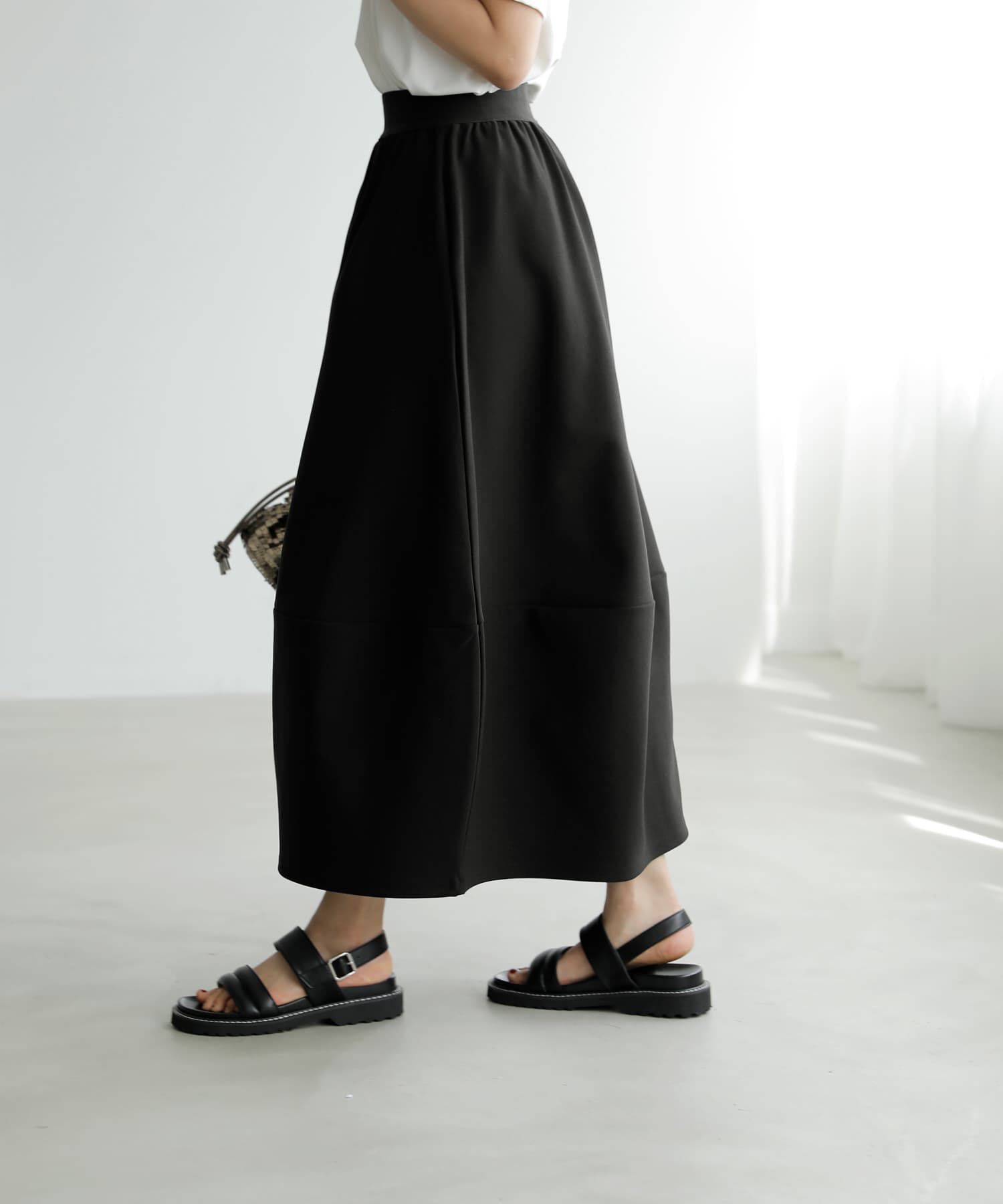 STYLE DELI「パンプキンジャージースカート」|スカート|