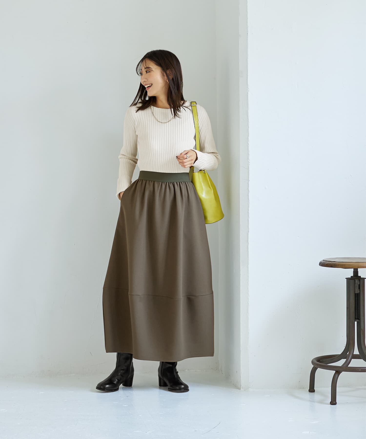 STYLE DELI「パンプキンジャージースカート」|スカート|