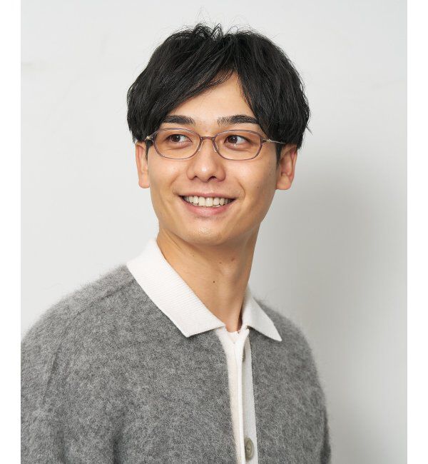  「スクエア型 軽量 メガネ ほどよい角張りシェイプでスッキリした印象/SMART SKINNY  レンズ交換券付」|メガネ|パープル