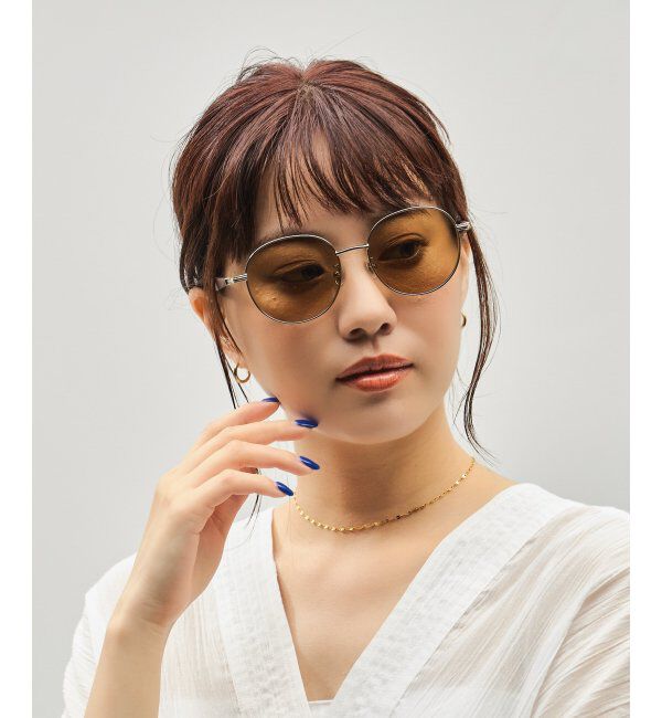  「SUNCUTGlasses/UV100%CUT サングラス｜ラバーテンプル｜ズレ落ち防止｜カラーレンズ｜紫外線対策 UVカット」|サングラス|