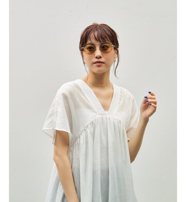  「SUNCUTGlasses/UV100%CUT サングラス｜ラバーテンプル｜ズレ落ち防止｜カラーレンズ｜紫外線対策 UVカット」|サングラス|