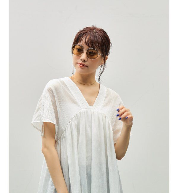  「SUNCUTGlasses/UV100%CUT サングラス｜ラバーテンプル｜ズレ落ち防止｜カラーレンズ｜紫外線対策 UVカット」|サングラス|