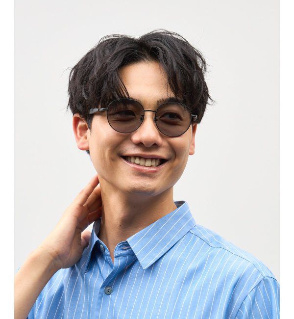  「SUNCUTGlasses/UV100%CUT サングラス｜ラバーテンプル｜ズレ落ち防止｜カラーレンズ｜紫外線対策 UVカット」|サングラス|