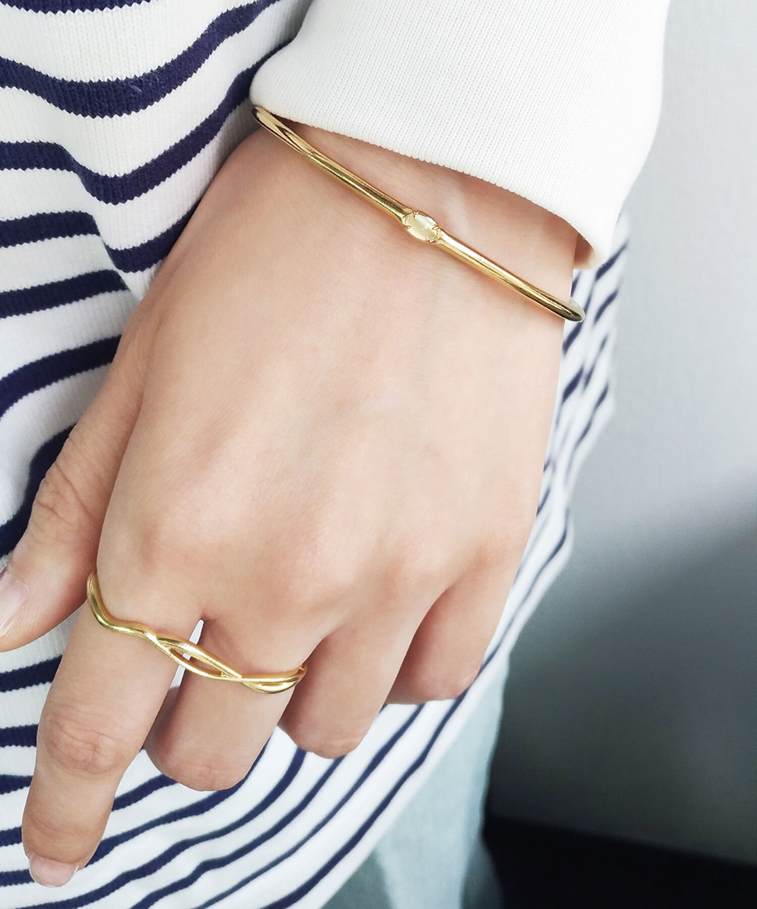  「silver925 カーブラインリバーシブル ダブルフィンガーリング (ニッケルフリー)」|リング|